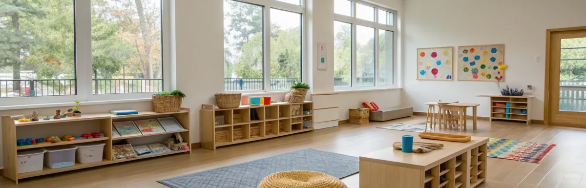 A safe and organized learning environment with accessible materials for CDA competency goal 1.