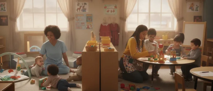 Educators working in infant-toddler and preschool classrooms