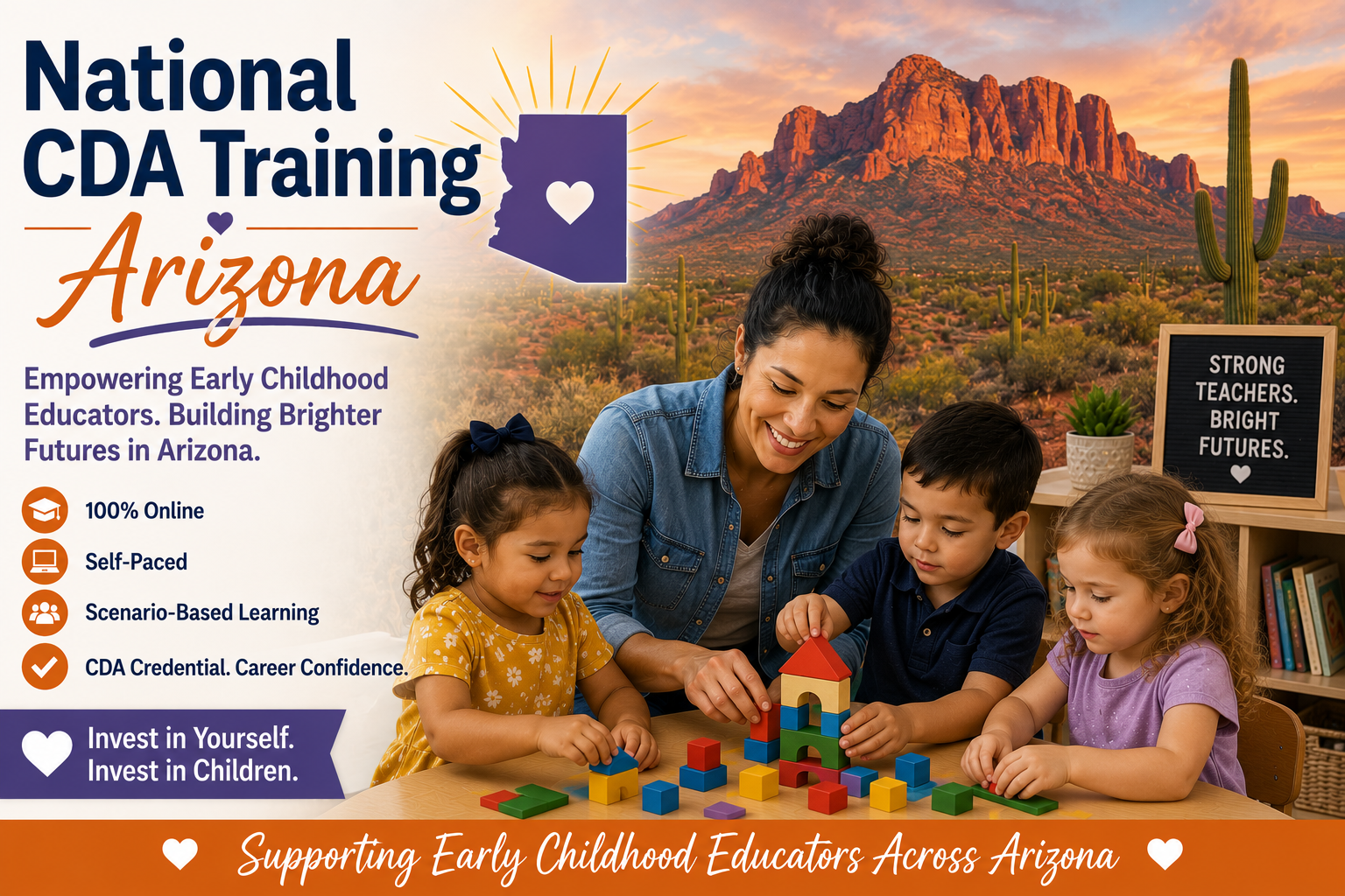 National CDA Training Arizona — online CDA classes for early childhood educators
