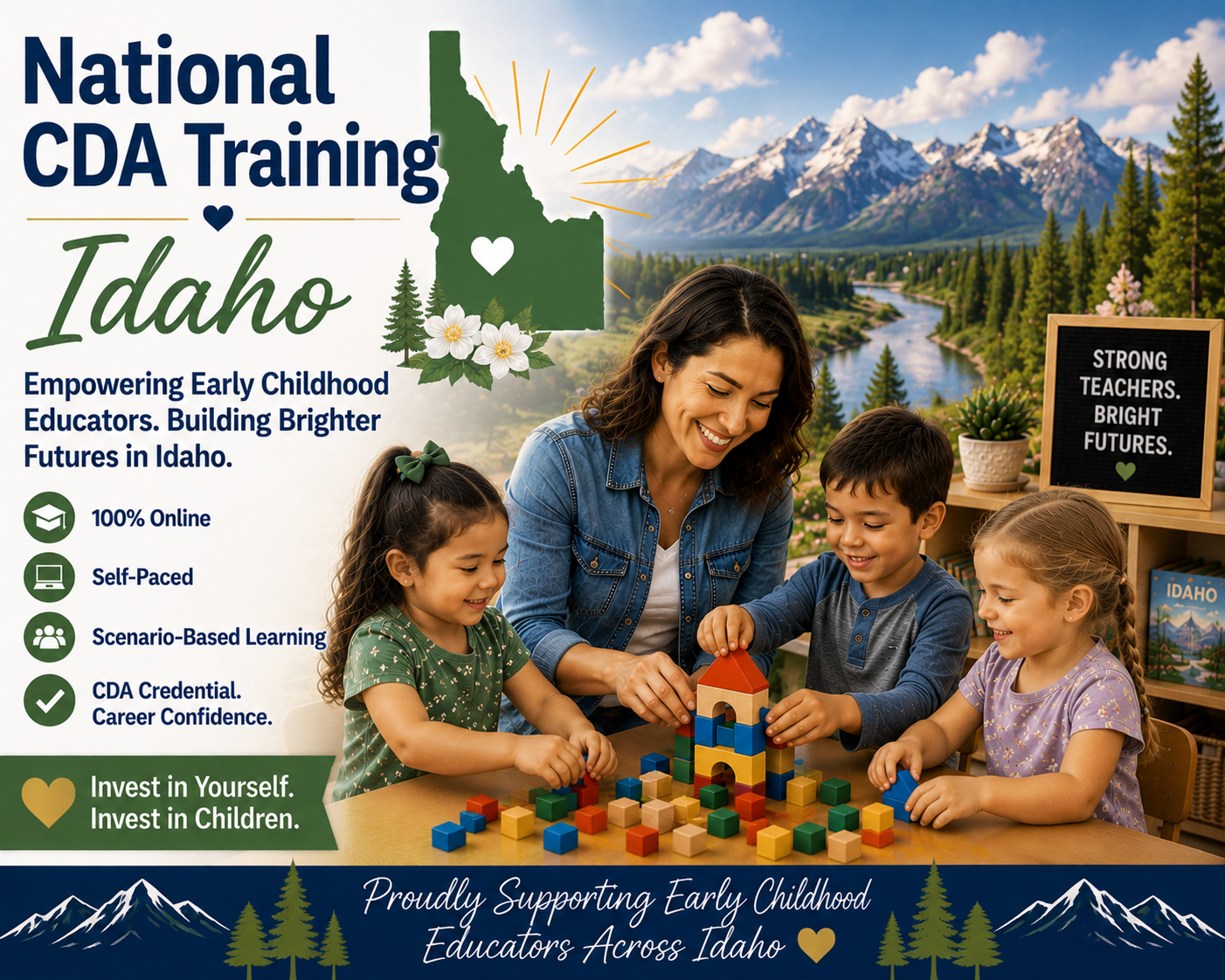 National CDA Training Idaho — online CDA classes for early childhood educators