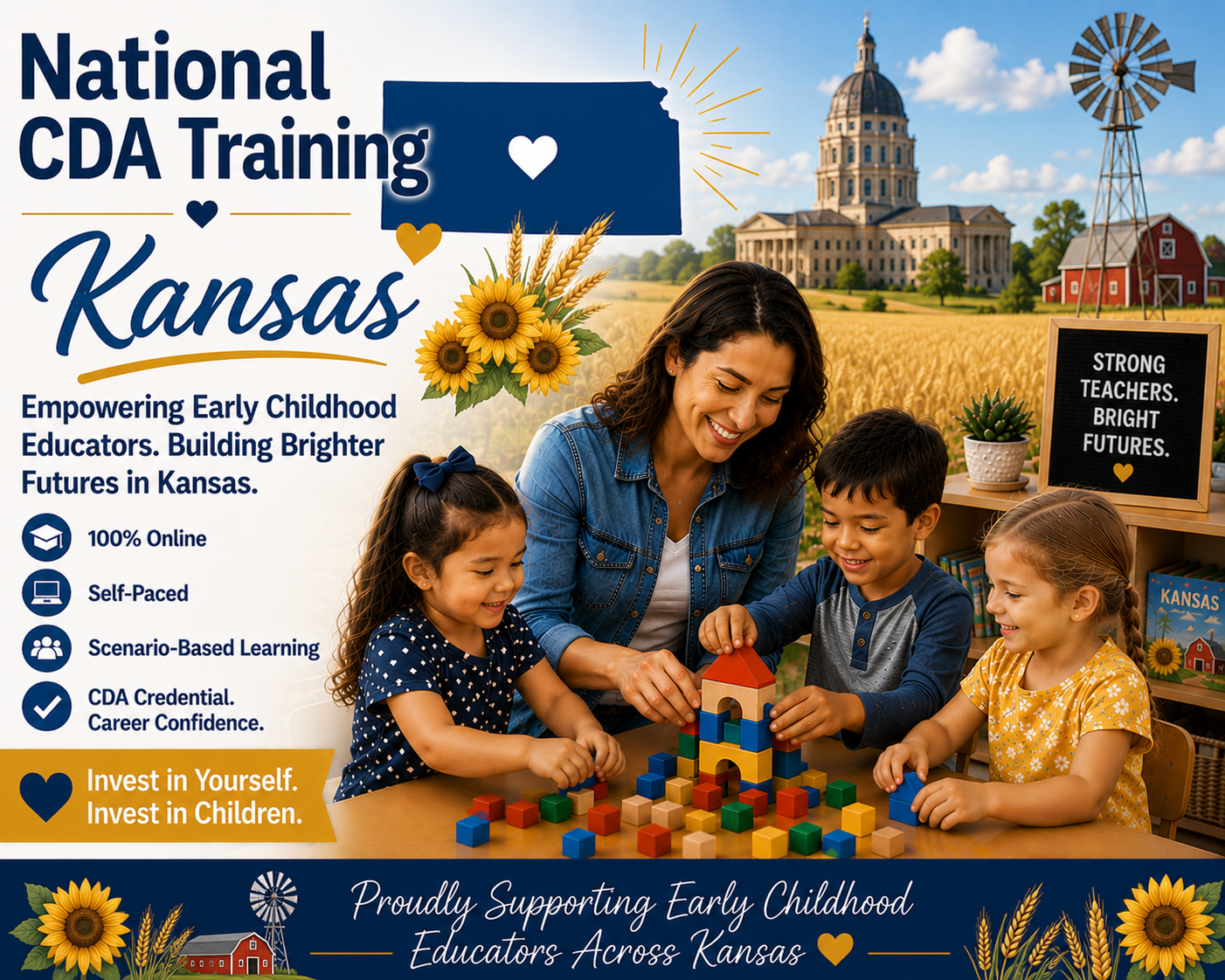 National CDA Training Kansas — online CDA classes for early childhood educators