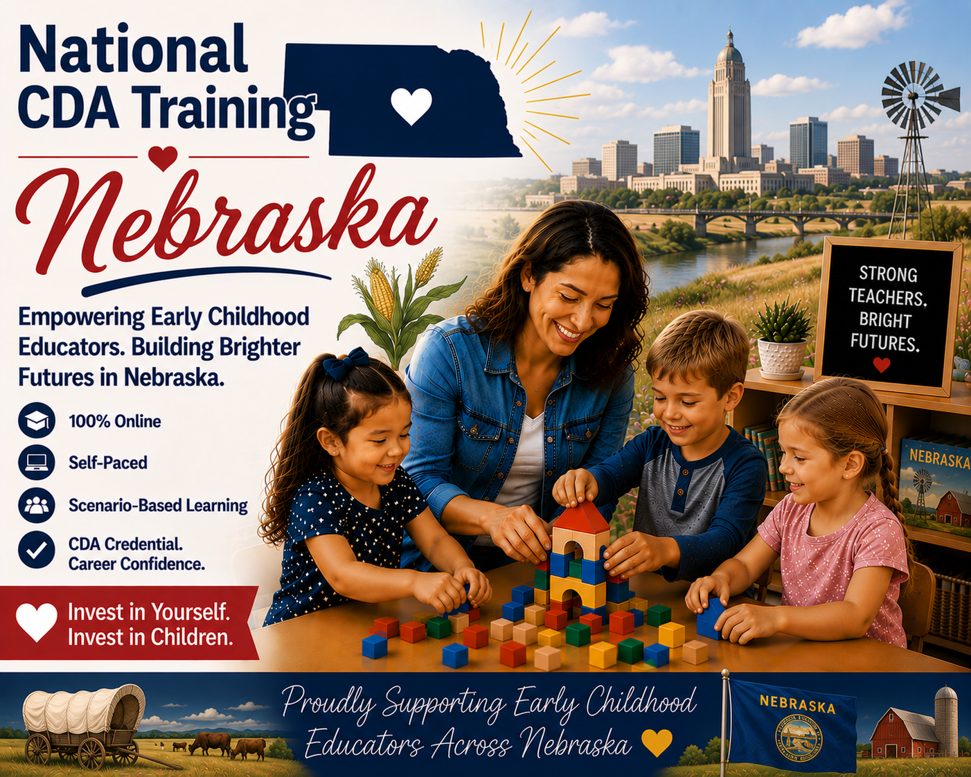 National CDA Training Nebraska — online CDA classes for early childhood educators