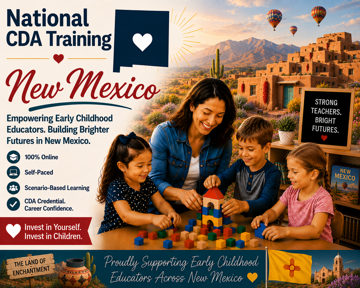 National CDA Training New Mexico — online CDA classes for early childhood educators