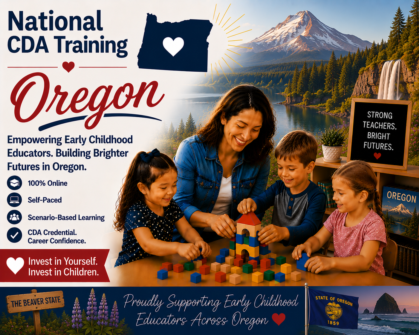 National CDA Training Oregon — online CDA classes for early childhood educators