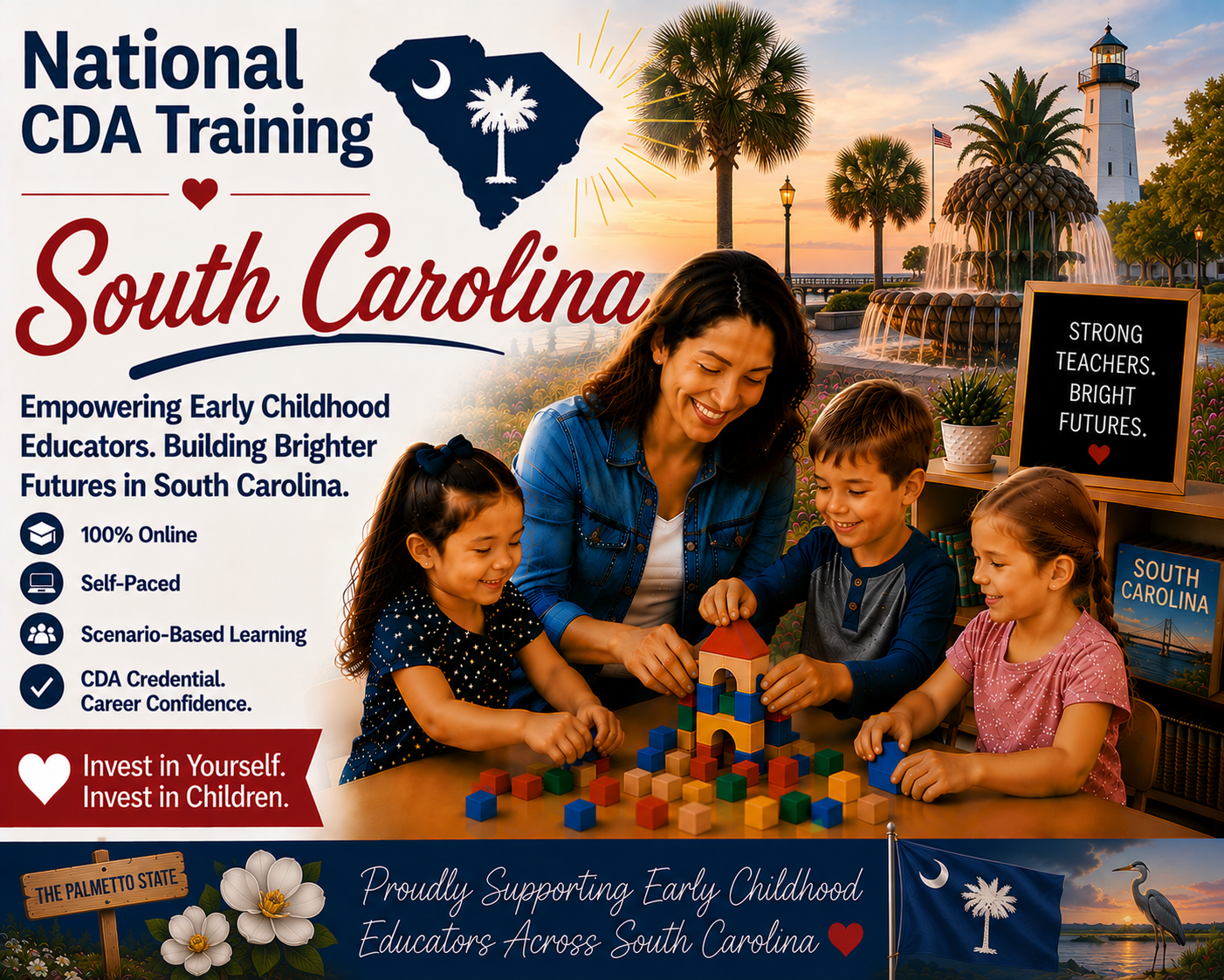National CDA Training South Carolina — online CDA classes for early childhood educators