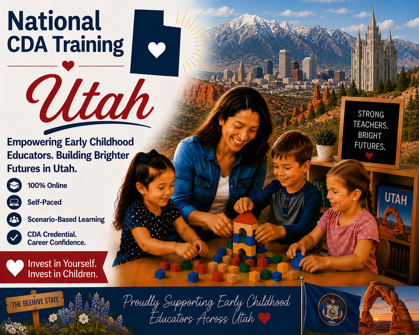 National CDA Training Utah — online CDA classes for early childhood educators