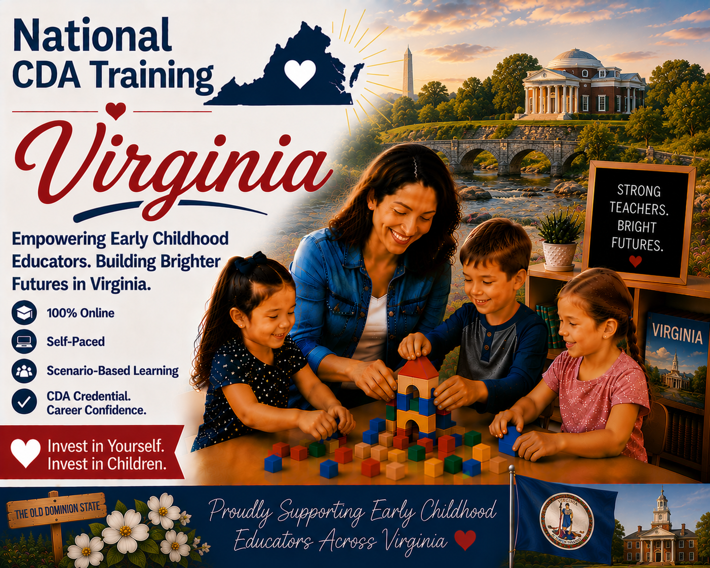 National CDA Training Virginia — online CDA classes for early childhood educators